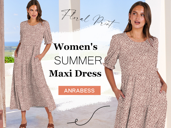 ANRABESS Summer Casual Dress