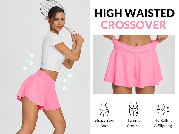 high waisted shorts women