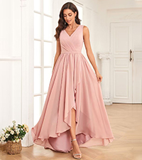 dusty rose bridesmaid dress