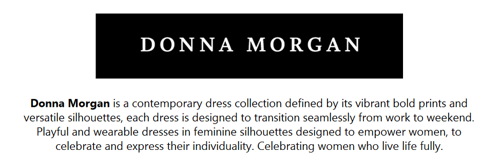 Donna Morgan Brand