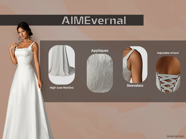 Aimevernal wedding dress