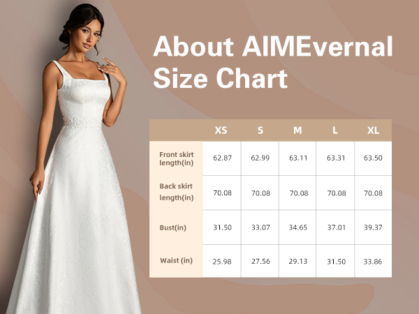 Aimevernal wedding dress