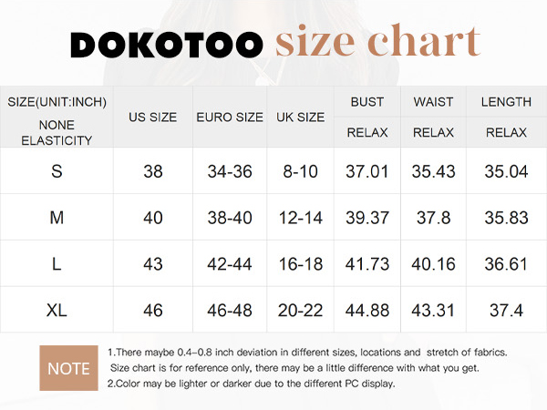 Dokotoo casual dresses