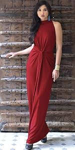 Womens Sleeveless Sexy Summer Vintage Tube Cocktail Gown