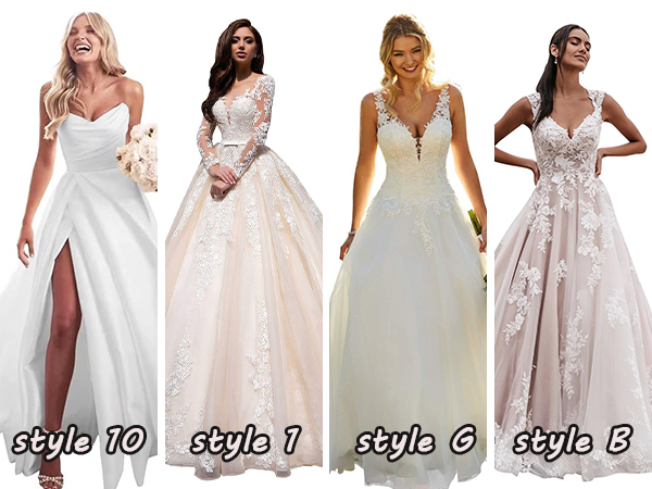 a line wedding dresses for bride