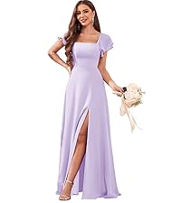 lilac bridesmaid dress