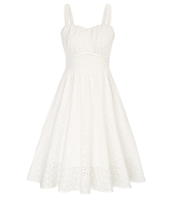 Eyelet Embroidered Dress for Women