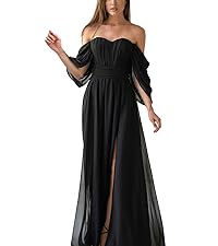 Off The Shoulder Maxi Dresses Fall Black Ruched Wedding Guest Dresses Plus Size Bridesmaid Dresses