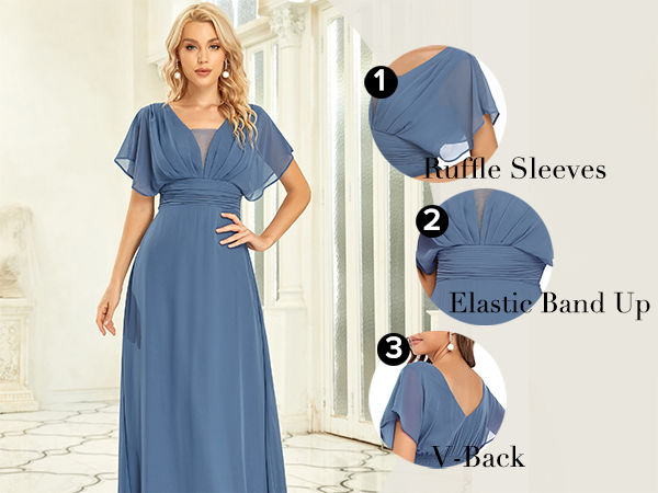 bridesmaid dress, evening dress, formal dress, prom party dress, wedding guest dress, banquet dress