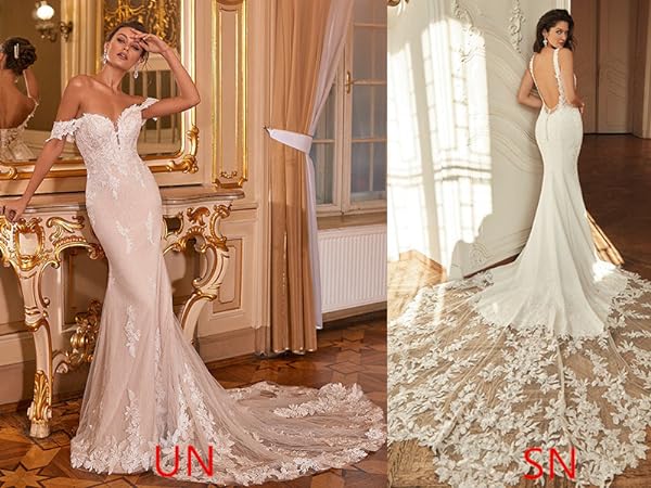 mermaid wedding dresses for bride