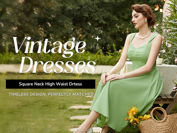 Women''s 1950s Vintage Dresses