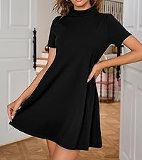 mock neck dress