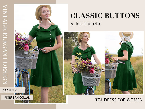 Spring&amp;Winter Classic Vintage Cocktail Dress for Women