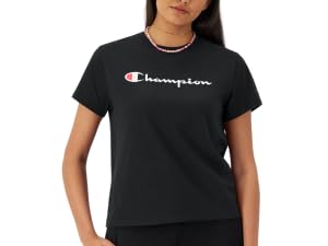 Champion Women''s T-Shirt, Classic Tee, Comfortable T-Shirt for Women,Script (Plus Size Available)