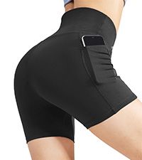 pockets yoga shorts for women