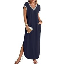 Cap Sleeve Casual Maxi Dress