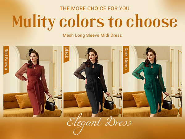 Women Ruched Front Wrap Dress