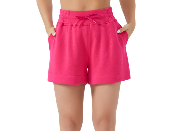 Women''s Drawstring Sweat Shorts High Waisted Summer Workout Lounge Shorts with Pockets