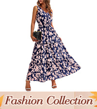 Swing Cute Fit and Flare Dress for Women Vacation Dress Long Tank Dresses Ruffle Tiered Dresses