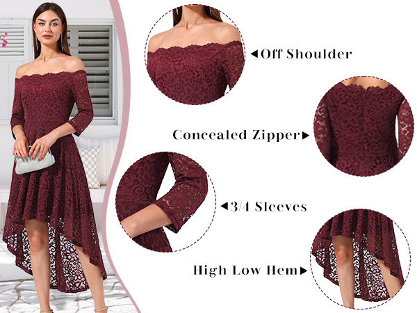 3/4 Sleeve dress details