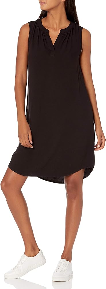 Amazon Essentials Women's Sleeveless Woven Shift Dress