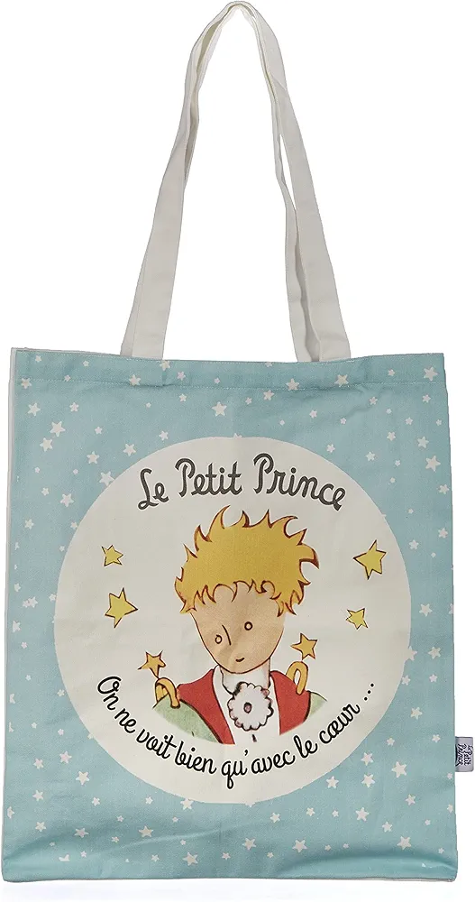 The Little Prince 525517 Bag, Cotton, Blue, 44 X 38 X 1 cm