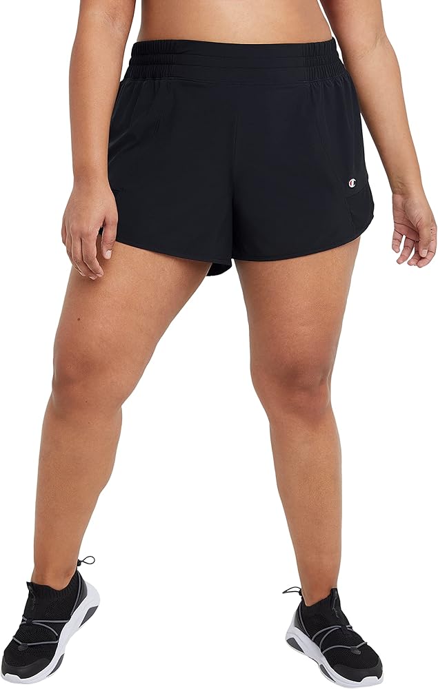 Champion Women'S Sport Shorts, Moisture Wicking, Lightweight Sport Shorts For Women, 4 (Plus Size Available)