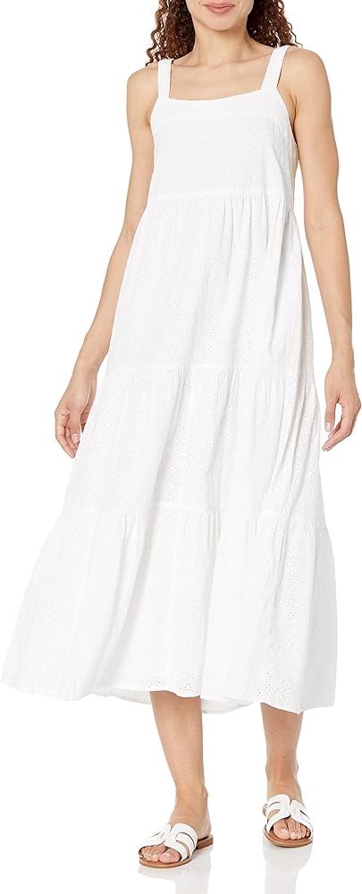 The Drop Women's Britt Tiered Maxi Tent Dress