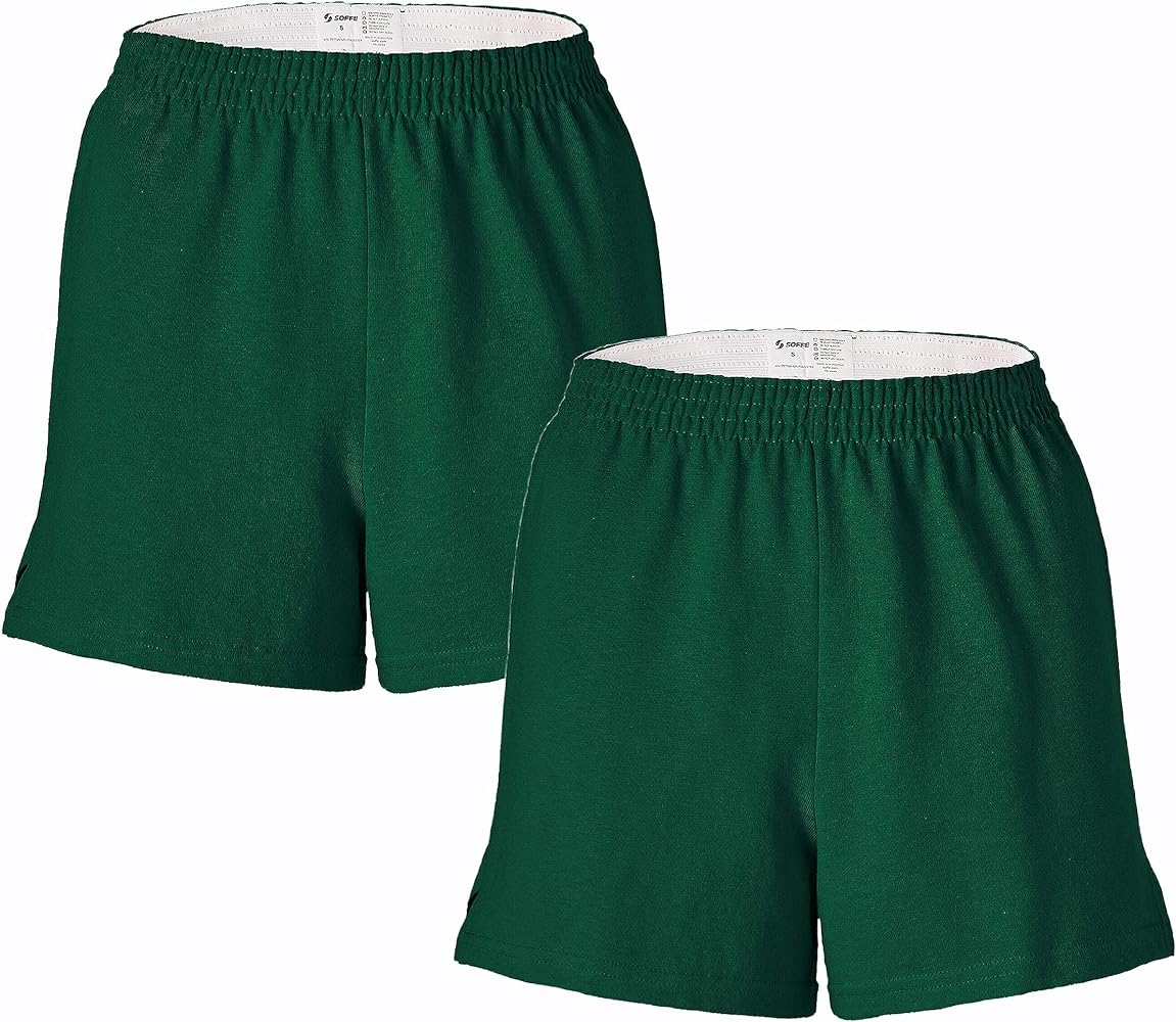 Soffe Womens Fashion Authentic Cheer Active Shorts - 2 Packs