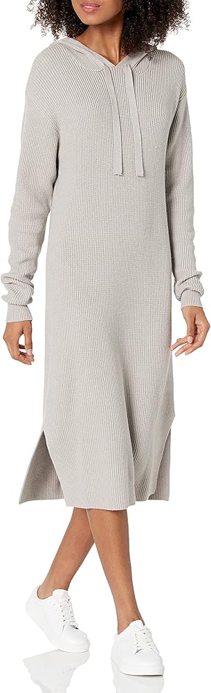 The Drop Women's Claudia Cuddle Hoodie Midi Dress